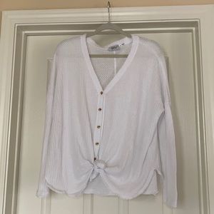 Out From Under Waffle Knit Top